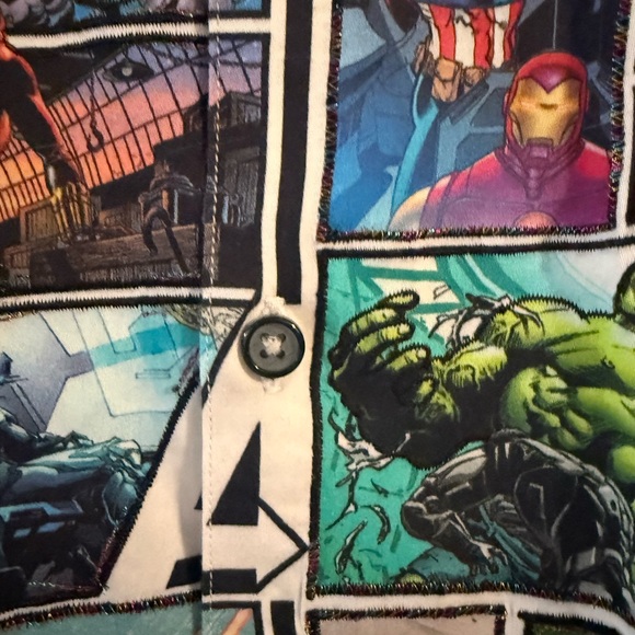 Robert Graham Multicolor Comic Print Shirt - Picture 4 of 11